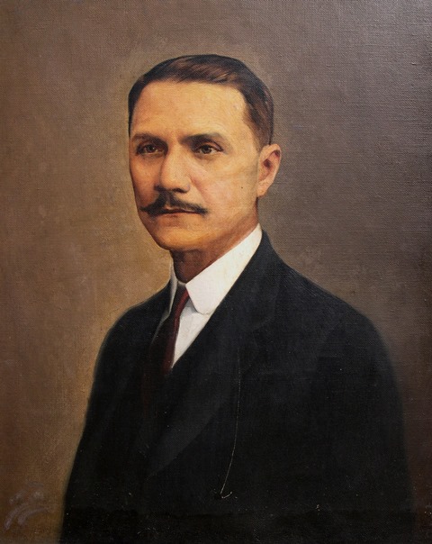 Foto de Comandante Manuel Herriman. Retrato. Óleo sobre lienzo. 1921.